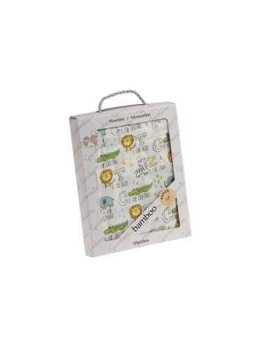 MUSELINA BAMBÚ 120X120  GAMBERRITOS...