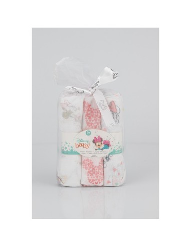 PACK 3 GASAS  MINNIE 80x80 CM INTERBABY