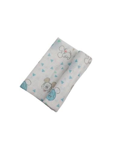 PACK 3 GASAS MICKEY 80x80 CM INTERBABY