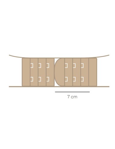Extensor doble ancho para sujetador...