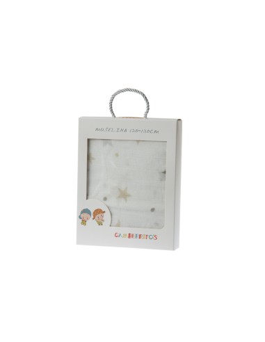 Muselina para bebé marca Gamberrito's...