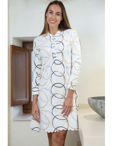 Camisón de manga larga para mujer...