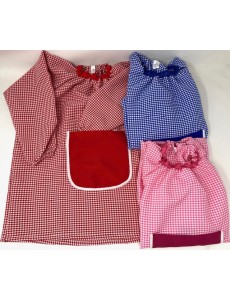 Babero de colegio sin...