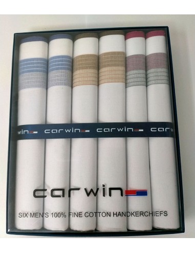 Pañuelos de algodón blancos con...