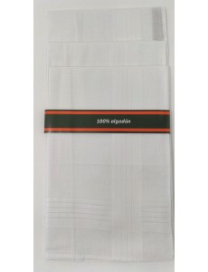 Pañuelos blancos de algodón...