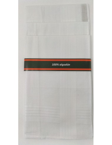 Pañuelos blancos de algodón en...