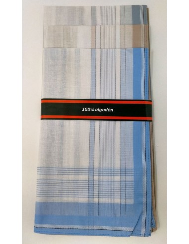 Pañuelos de algodón blancos con...