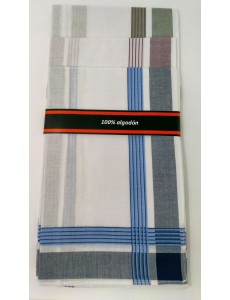 Pañuelos de algodón blancos...