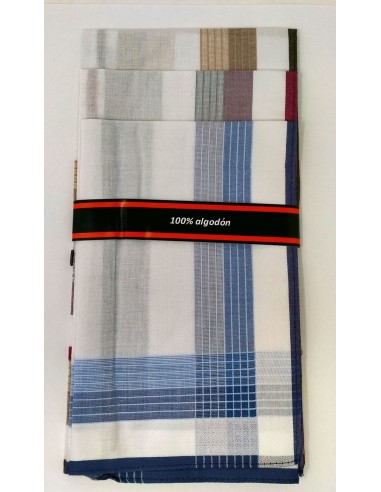 Pañuelos de algodón blancos con...