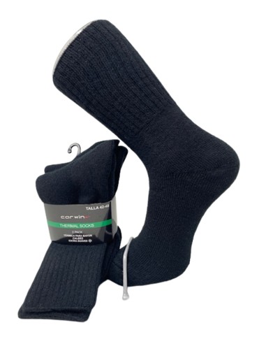 Calcetín térmico con puño antipresión...