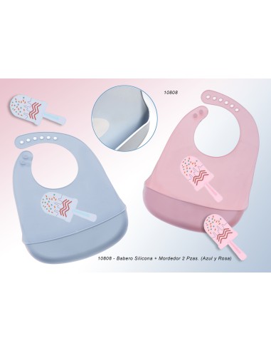 Babero de silicona con mordedor marca...