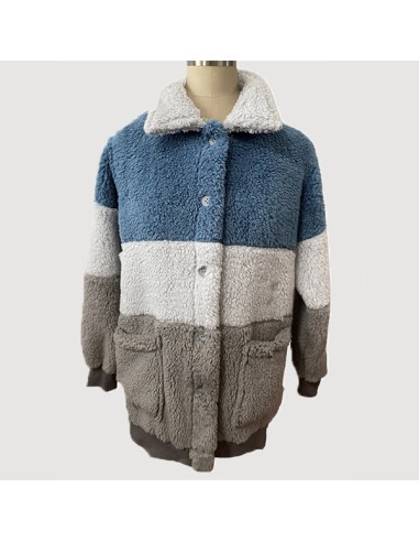 Bata corta de mujer marca Ammi franjas