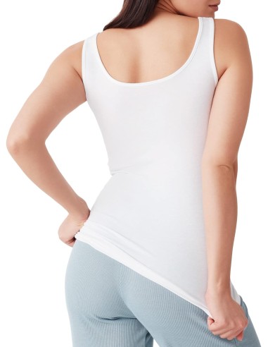 Camiseta de tirante ancho de algodón...