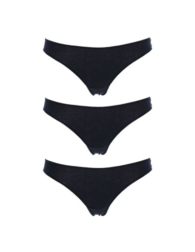 Tanga de algodón en caja de 3...