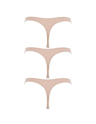 Tanga de algodón en caja de 3...