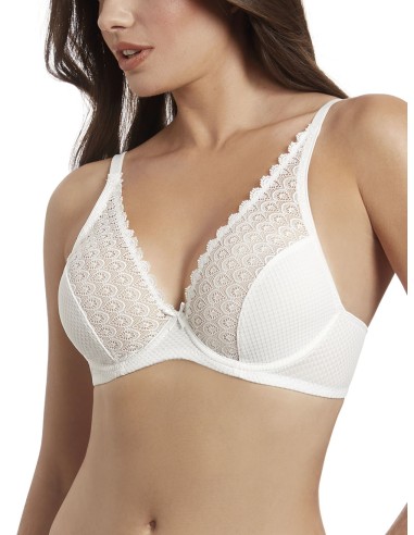 Sujetador con aros y sin relleno...