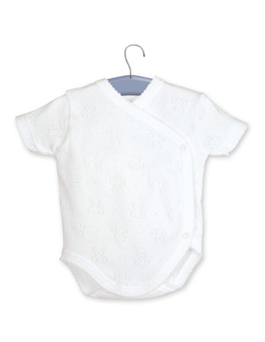 Body de manga corta calado marca...