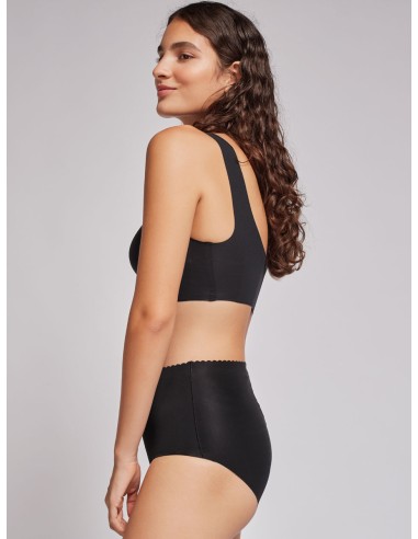 Braga alta invisible de microfibra...