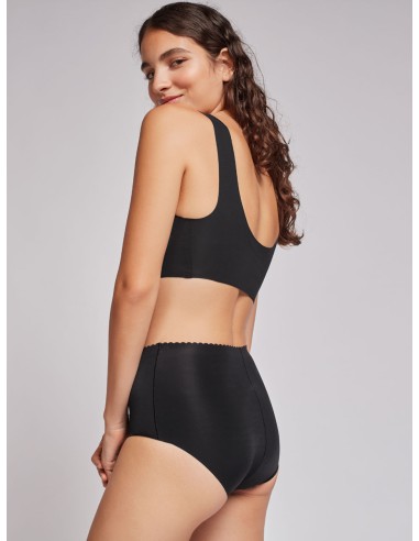 Braga alta invisible de microfibra...