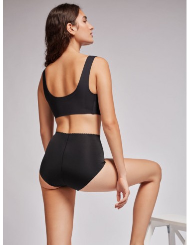 Braga alta invisible de microfibra...