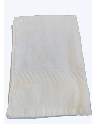 Toalla de rizo blanca marca CHC