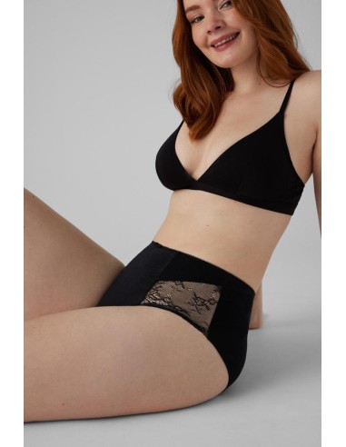 Braga alta de algodón natural suave...