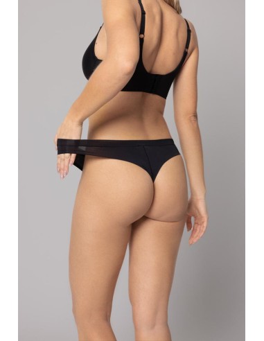 Tanga elástico adapt con acabados...