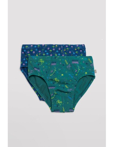 Slip infantil de algodón natural en...