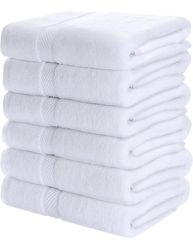 Toalla de rizo blanca de lavabo para...