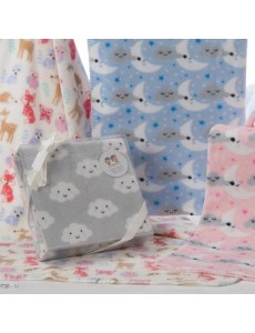 Manta estampada de coralina...