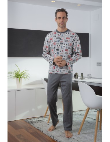 Pijama de interlock para hombre marca...