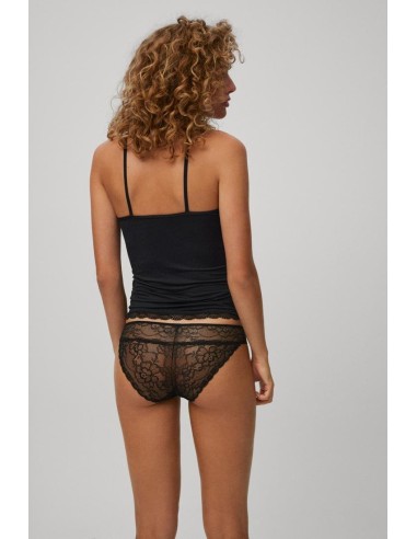 Camiseta de tirantes con encaje para...