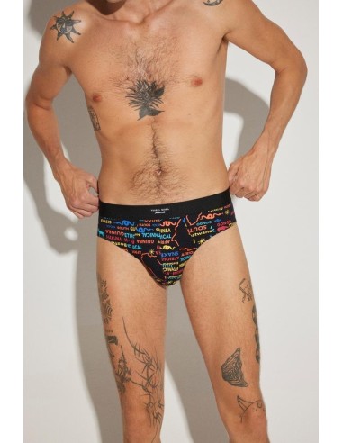 Slip de algodón estampado en pack de...