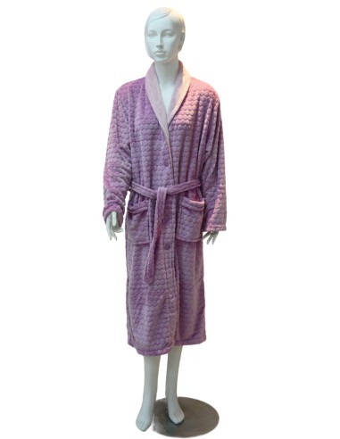 Bata larga de mujer con botones marca...