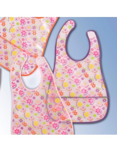 Baberos de plástico en pack de 2...