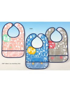 Babero de plástico marca...