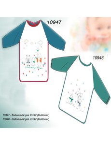 Babero con mangas marca...