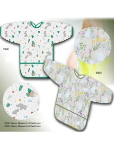 Babero con mangas marca...