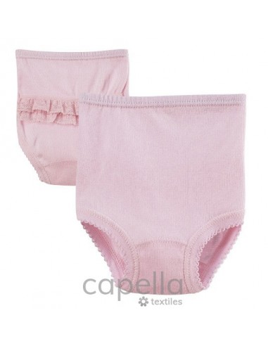 Braguita cubrepañal con puntilla...