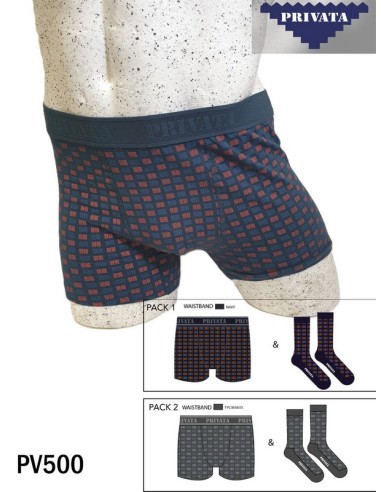 Pack de bóxer de algodón y calcetines...