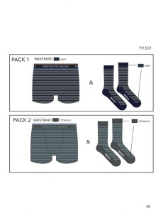 Pack de bóxer de algodón y...