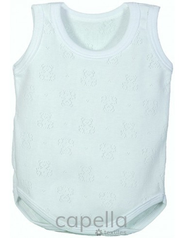 Body sin mangas calado marca Calamaro...