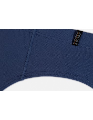 Slip de algodón con goma cubierta en...