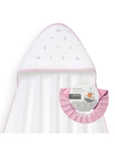 Capa de baño con gorro de...