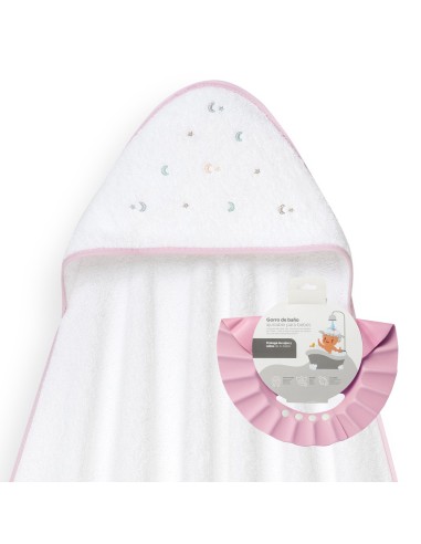 Capa de baño con gorro de baño para...