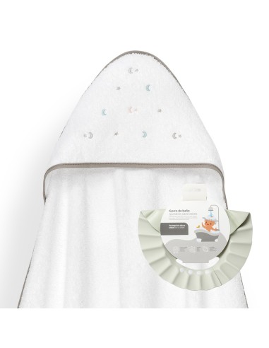 Capa de baño con gorro de baño para...
