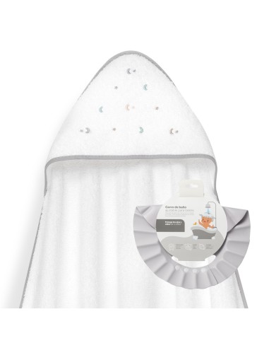 Capa de baño con gorro de baño para...