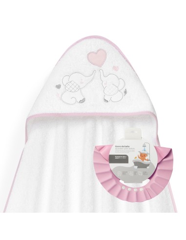 Capa de baño con gorro de baño para...