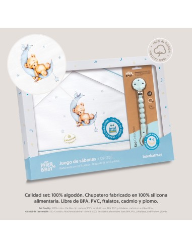 Juego de sábanas para cuna con...
