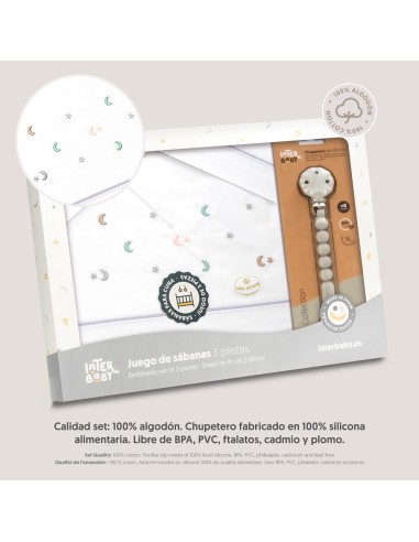 Juego de sábanas para cuna con...